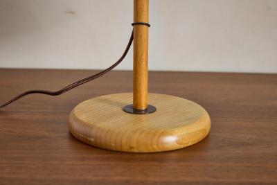 Pair of Dutch Pine Adjustable Table Lamps