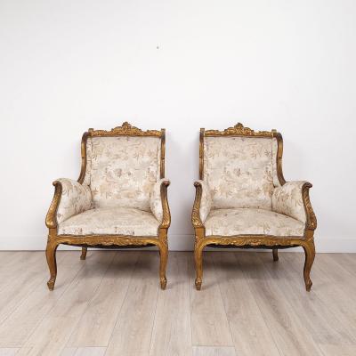Pair of Dutch or French Armchairs circa 1900