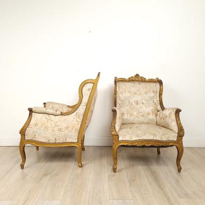 Pair of Dutch or French Armchairs circa 1900