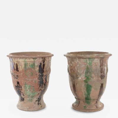 Pair of Early 19th Century Anduze Jars