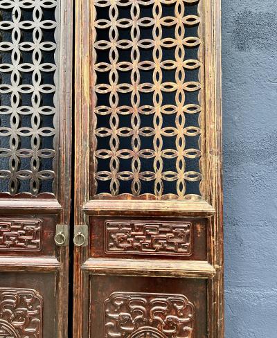 Pair of Early 19th Century Chinese Doors