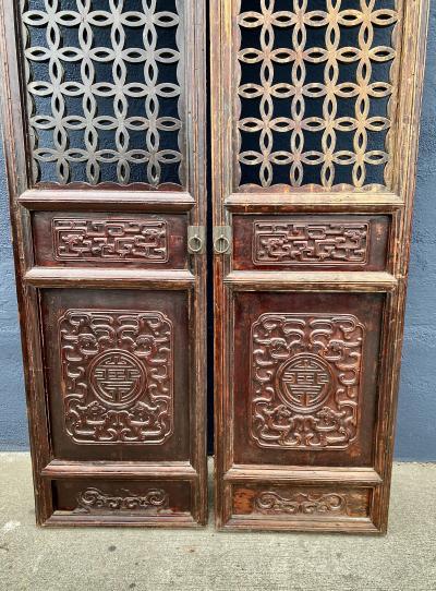 Pair of Early 19th Century Chinese Doors