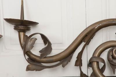 Pair of Early 19th Century Dutch Brass Wall Sconces