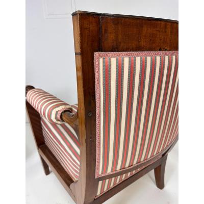 Pair of Early 19th Century Empire Armchairs