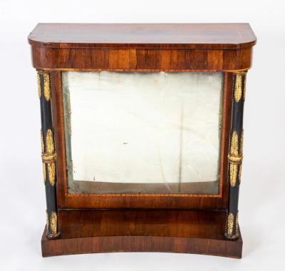Pair of Early 19th Century Regency Rosewood Mirror Back Console Tables
