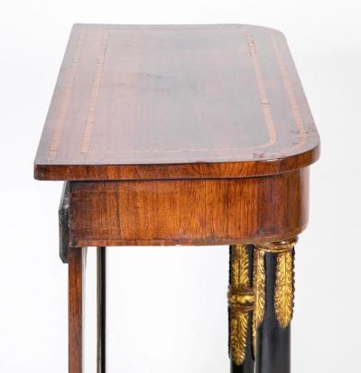 Pair of Early 19th Century Regency Rosewood Mirror Back Console Tables