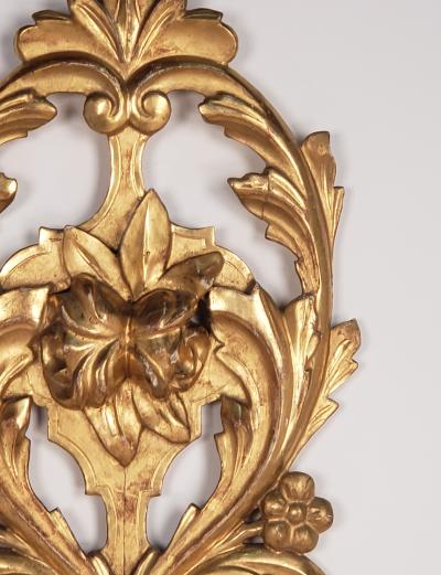 Pair of Early 20th Century Italian Gilt Wood Carvings