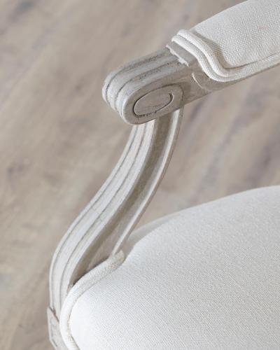 Pair of Early 20th Century Swedish Gustavian Style Oval Back Armchairs