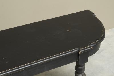 Pair of Ebonized Console Tables Early 19th Century