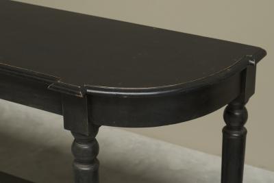 Pair of Ebonized Console Tables Early 19th Century