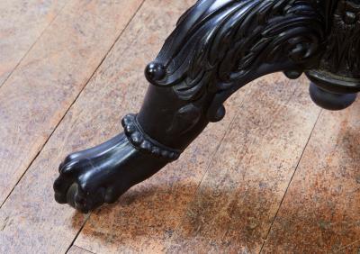 Pair of Ebony Pedestals
