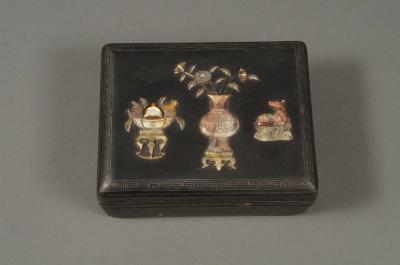 Pair of Ebony Wood Boxes