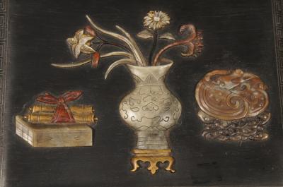 Pair of Ebony Wood Boxes