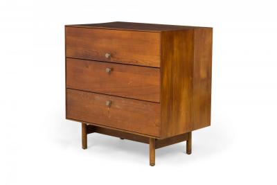 Pair of Edmond Spence for Whitney Furniture Co American Mid Century 3 Drawer Wa