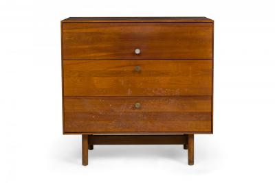 Pair of Edmond Spence for Whitney Furniture Co American Mid Century 3 Drawer Wa