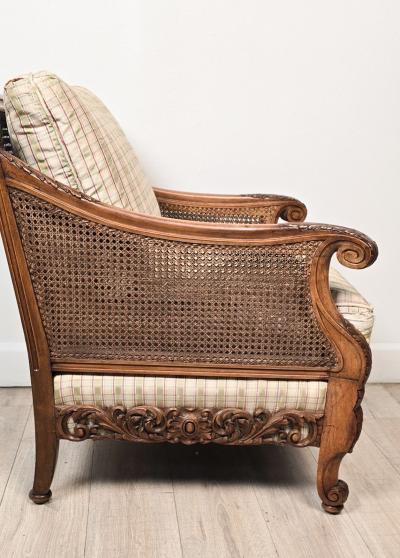 Pair of Edwardian Caned Club Chairs circa 1920