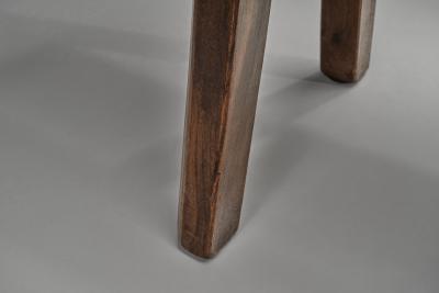 Pair of Elm Wood Benches Europe Mid 20th Century