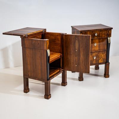 Pair of Empire Bedside Cabinets Italy Early 19th Century