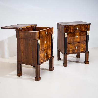 Pair of Empire Bedside Cabinets Italy Early 19th Century