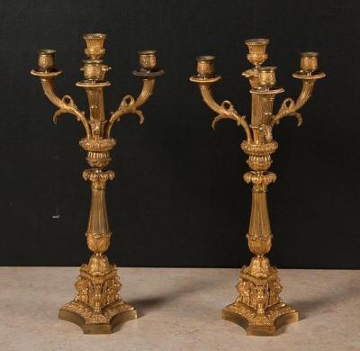 Pair of Empire Candelabra