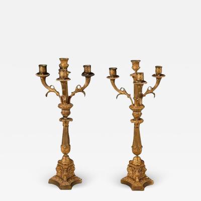 Pair of Empire Candelabra