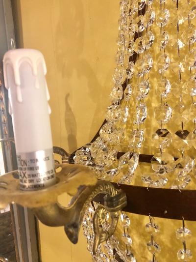 Pair of Empire Niermann Weeks Style Three Light Sconces by Timothy Oulton