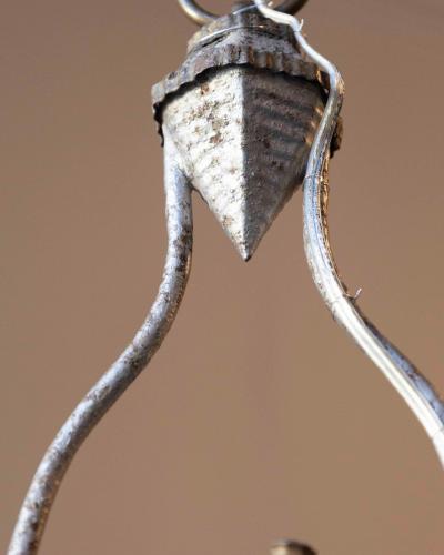 Pair of English 19th Century Painted Iron Gothic Revival Period Lanterns