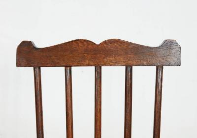 Pair of English Arts Crafts Windsor Armchairs c 1900