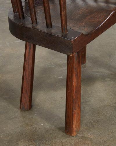 Pair of English Arts Crafts Windsor Armchairs c 1900