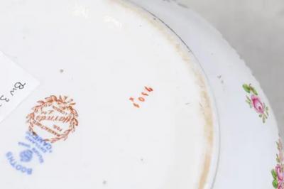 Pair of English Booths Blue and White China Bowls Produced for Harrods in London