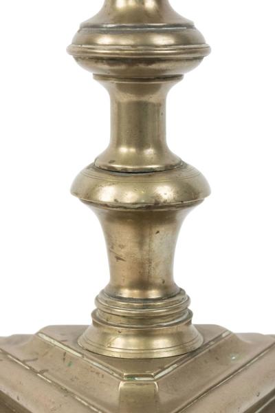 Pair of English Country Pewter Candlesticks