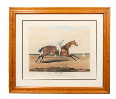 Pair of English Framed Equestrian Engravings