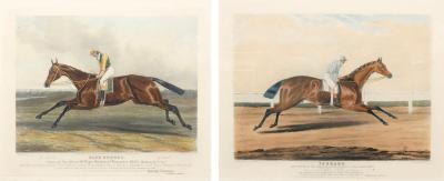 Pair of English Framed Equestrian Engravings
