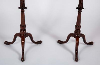 Pair of English George II Period Pedestals in the Manner of Linnell