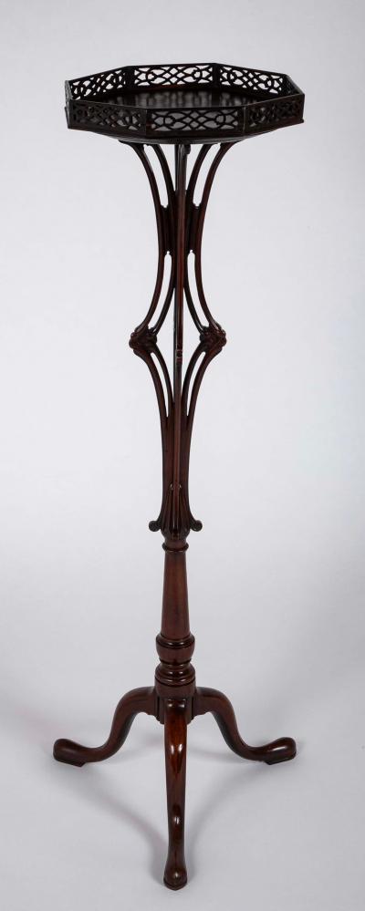 Pair of English George II Period Pedestals in the Manner of Linnell