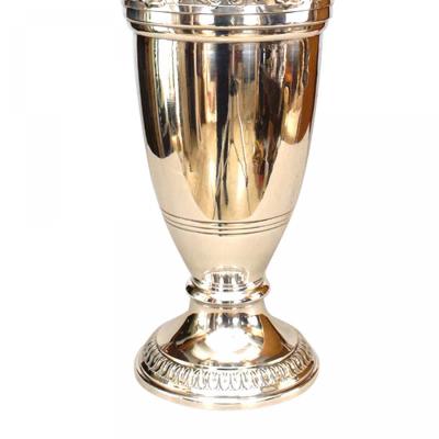 Pair of English Georgian Silver Plated Vases