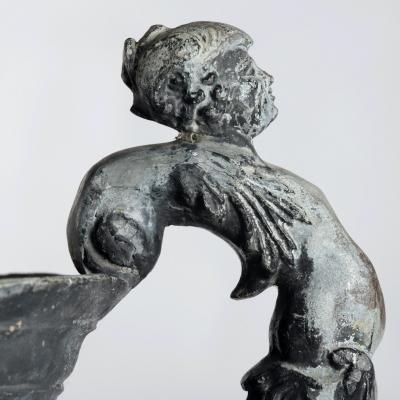 Pair of English Lead Urns