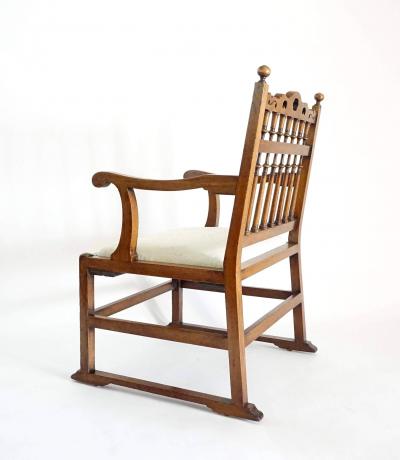 Pair of English North Country Drunkards Arm Chairs