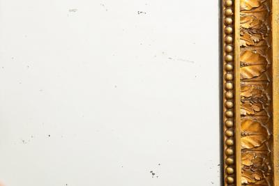 Pair of English Regency Antique Classical Painted Panel Pier Mirrors ca 1810