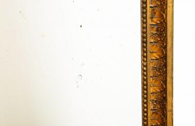 Pair of English Regency Antique Classical Painted Panel Pier Mirrors ca 1810