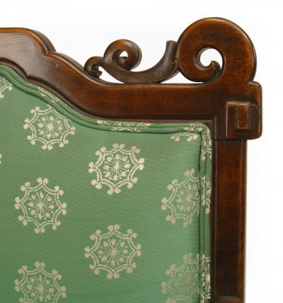 Pair of English Regency Green Upholstery Chairs