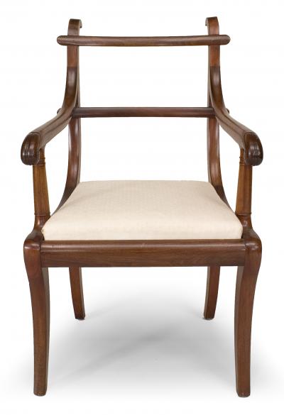 Pair of English Regency Mahogany Ladder