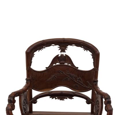 Pair of English Regency Rosewood Arm Chairs