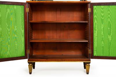 Pair of English Regency Rosewood Chiffoniers Cabinets Bookcases ca 1810