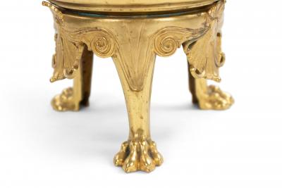 Pair of English Regency Style Bronze Dore Table Lamps