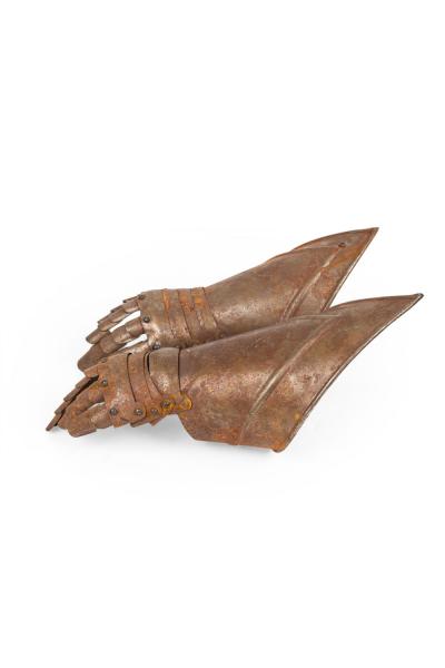 Pair of English Renaissance Style Armor Gauntlet Gloves