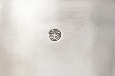 Pair of English Sheffield Silver Plated Cobalt Blue Glass Urns by Barker Ellis