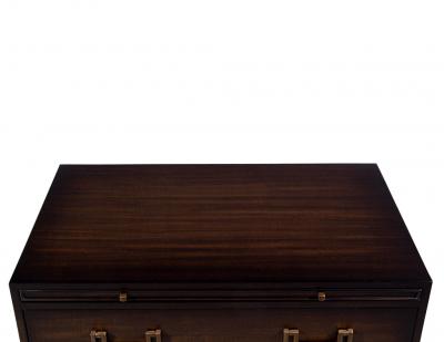Pair of English Traditional Style Mahogany Nightstand Chests
