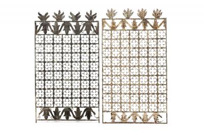 Pair of English Victorian Gothic Iron Gates