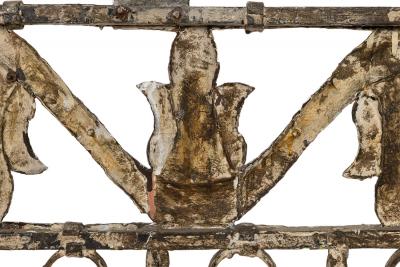 Pair of English Victorian Gothic Iron Gates